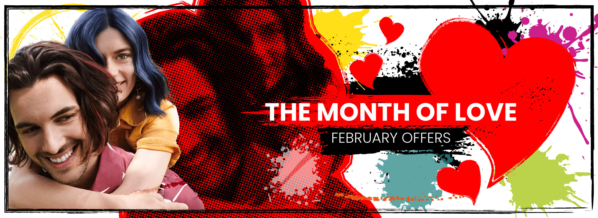 THE MONTH OF LOVE BANNER THE MONTH OF LOVE BANNER